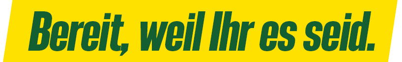 Gruene-slogan